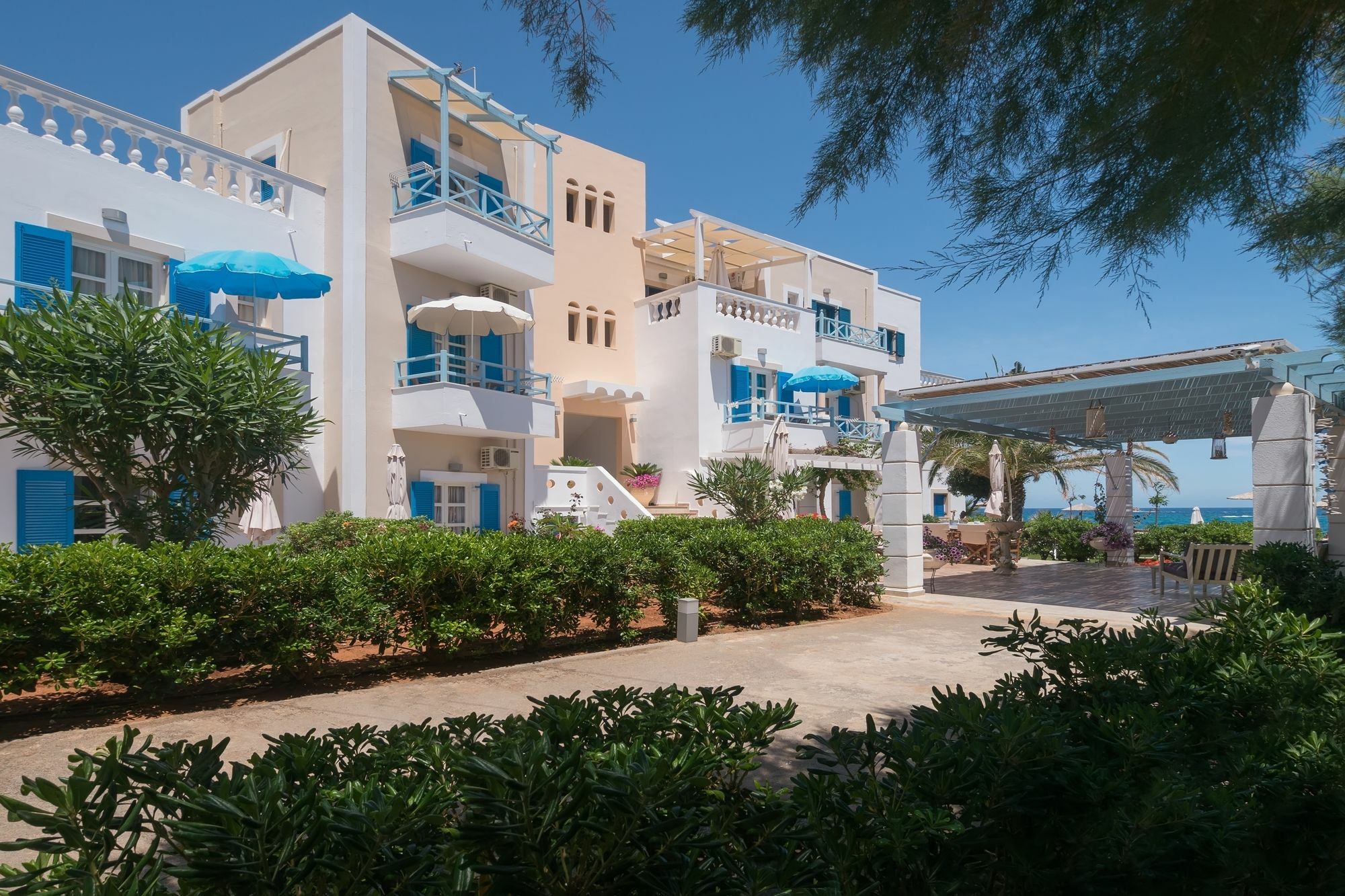 Pyrgos Beach Hotel Apartments Malia Eksteriør bilde
