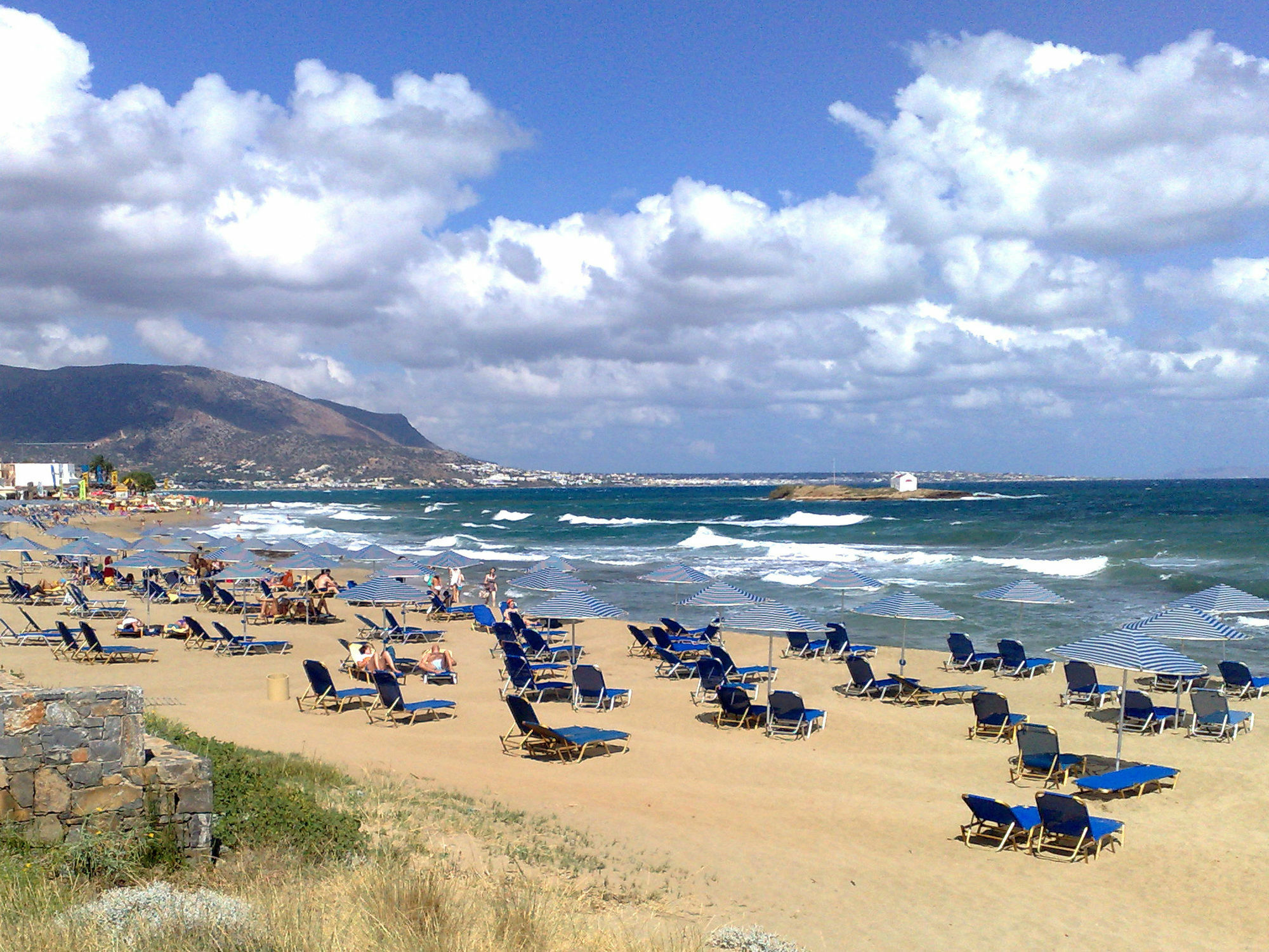 Pyrgos Beach Hotel Apartments Malia Eksteriør bilde